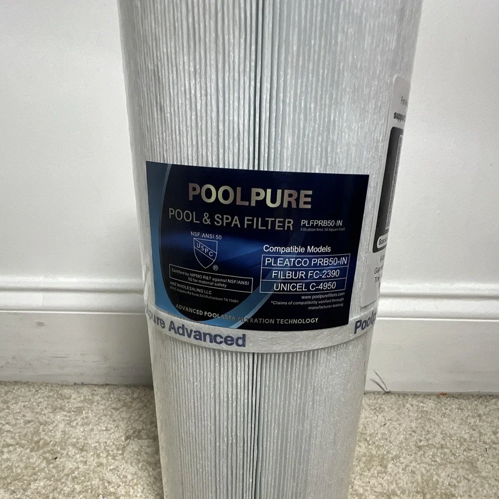 NWT POOLPURE Pool/Spa Filter Cartridge 50 Sq Ft Type C PRB50-IN FC-2390 C-4950